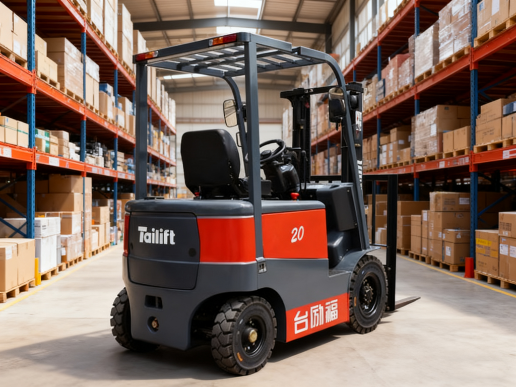 台励福 7L 系列电动叉车以通道优化破局空间难题