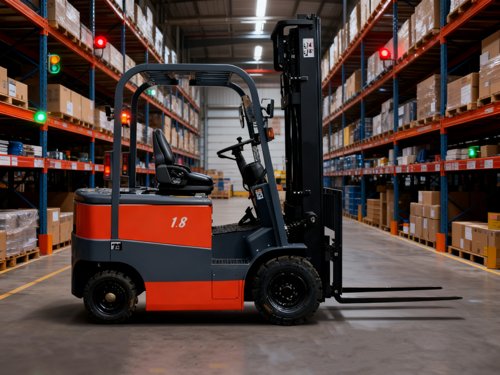 台励福7L系列电动叉车：三支点与四轮设计的性能革新